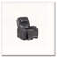 Fauteuil inclinable en cuir avec relevage électrique et massage