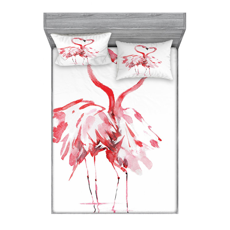 Microfiber Sheet Set, Queen Sheet Set with Fitted Sheet