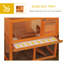 Clapier en bois PawHut