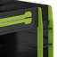 Full Gaming Loft Bed With Desk And Storage Shelves & RGB Light-1721037033