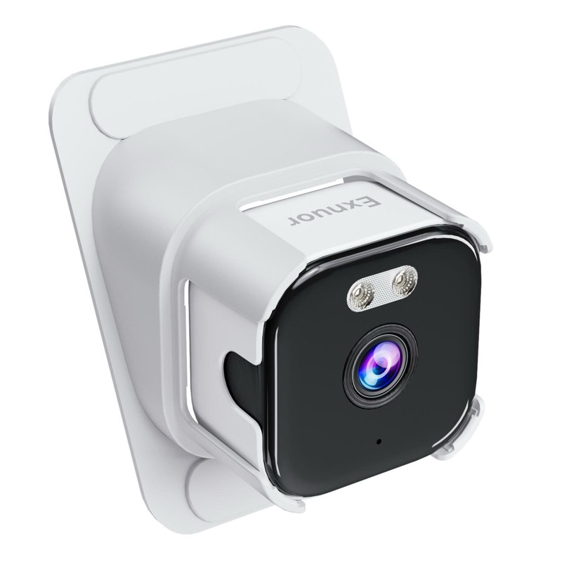 Caméra de sécurité intérieure pour fenêtre à coller, audio bidirectionnel, installation sans perceuse, affichage en direct à distance du téléphone en temps réel pour la surveillance de bébé à la maison