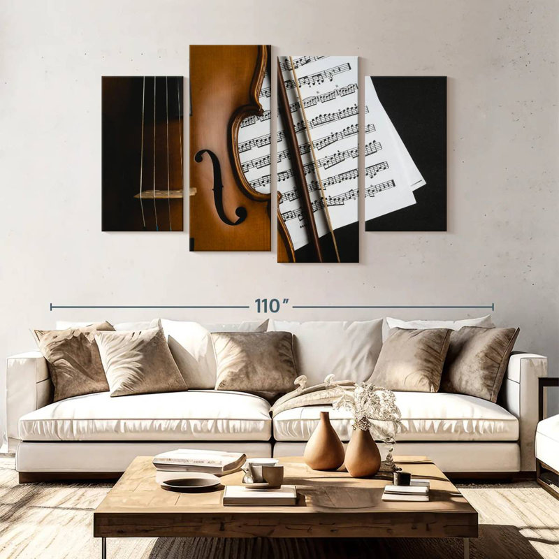 Abarca Violin Practice Sheets, 54" H x 84" W