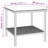 Isaque Square Metal Outdoor Side Table , 17.7'' in. W 17.7'' in. D-2095371247