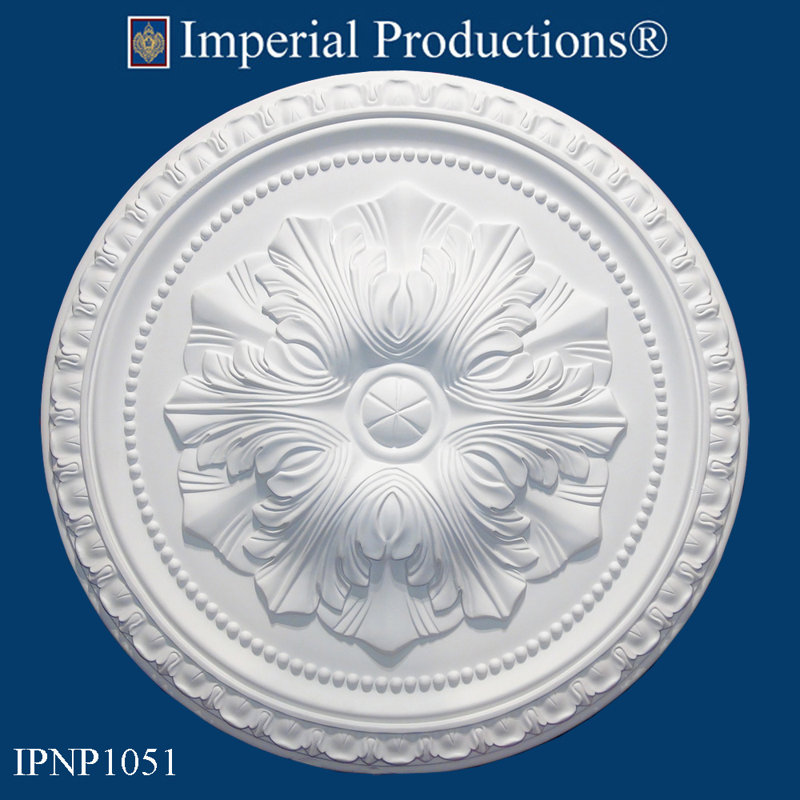 Médaillon de plafond H 18 po x l 18 po x P 2 po