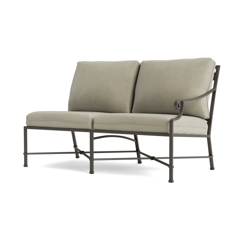 Venetian Outdoor 2 - Seat Loveseat, Fusion Moccasian, Mica