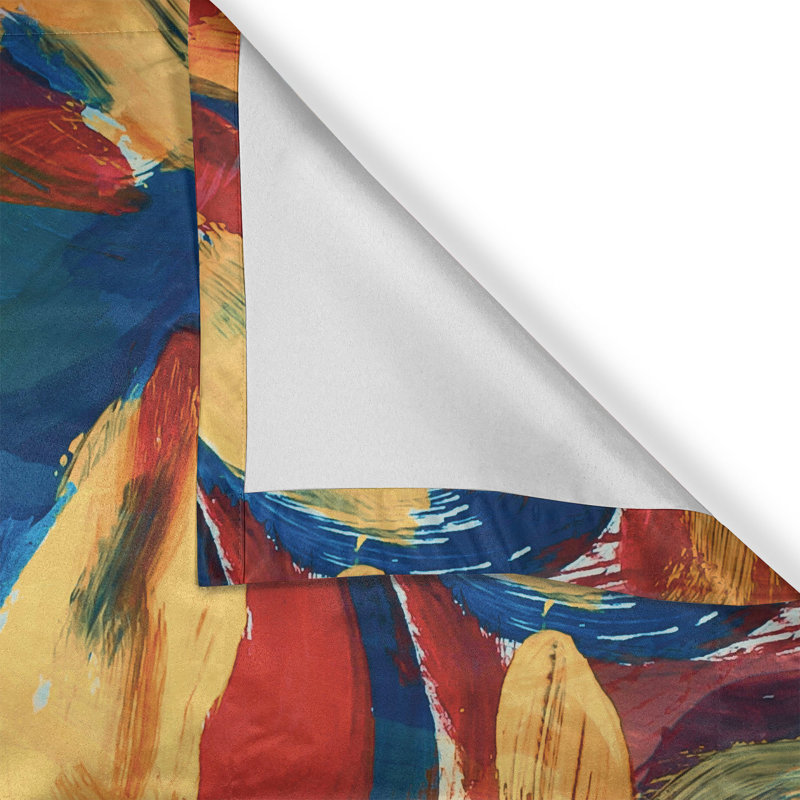 Polyester Semi Sheer Curtain Pair, 140cm W x 400cm L