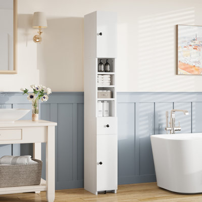 Bathroom Storage Cabinet with Adjustable Shelves
