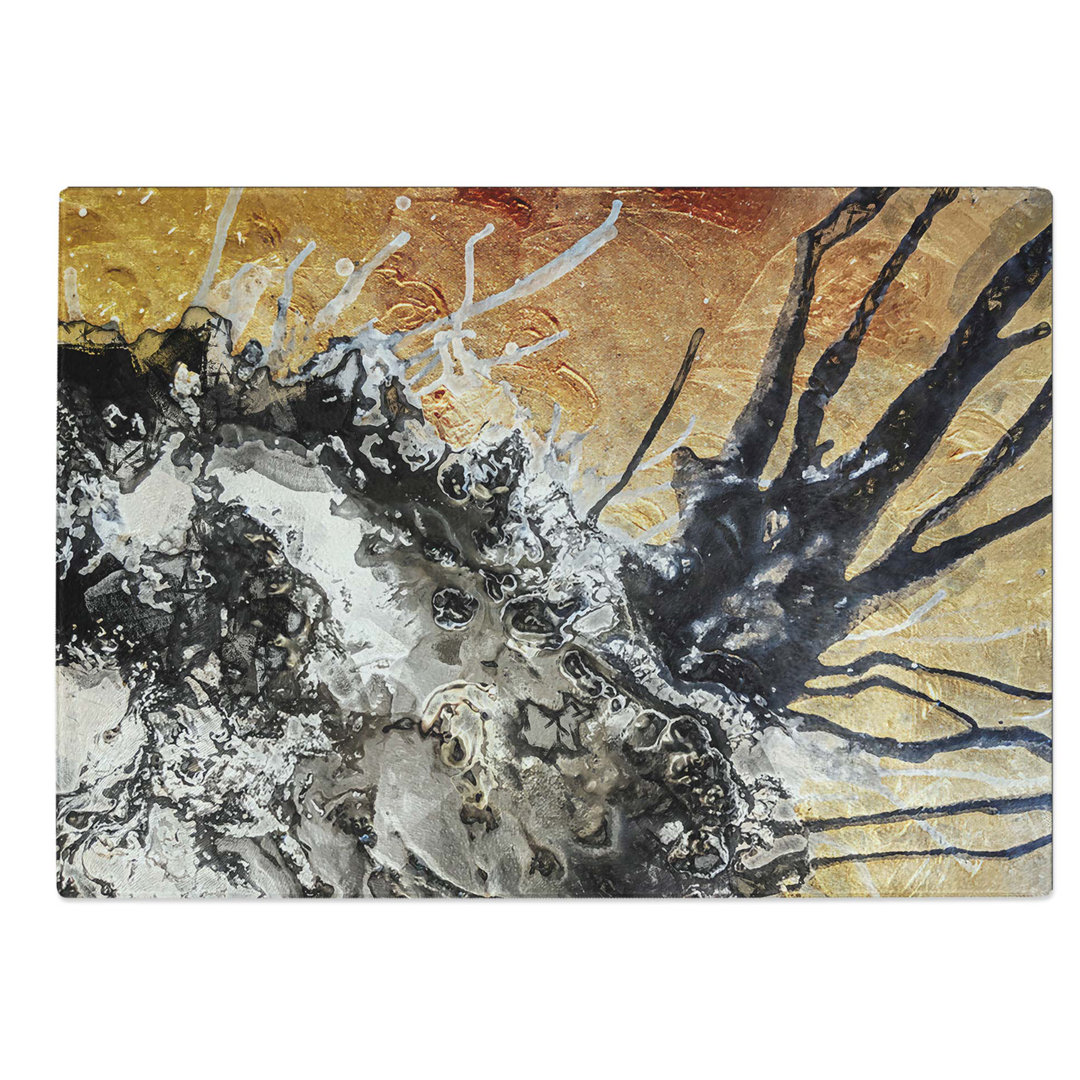 Glass Dreaming of Mercy in Abstract Chopping Board