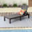 Outdoor Chaise Lounge Set with Table