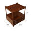 Table de bout en bois massif