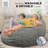 CordaRoy's Faux Fur Convertible Bean Bag Chair-87325623-87284164