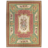 Aubusson One-of-a-Kind 7'10" X 9'10" Flatweave Area Rug