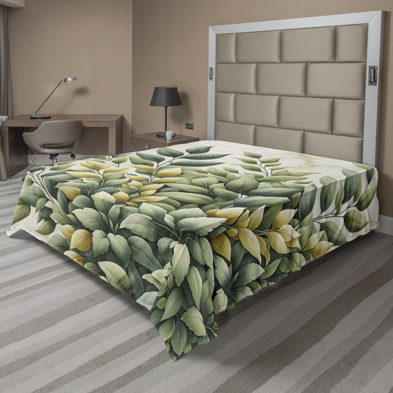 Polyester Floral Flat Sheet, King Flat Sheet
