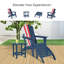 Chaise Adirondack pliante Anbut HDPE-360699126