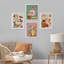 «Christmas Decor Season Porcupine Tree Star», impression sur papier 4 pièces-97770464-97770465
