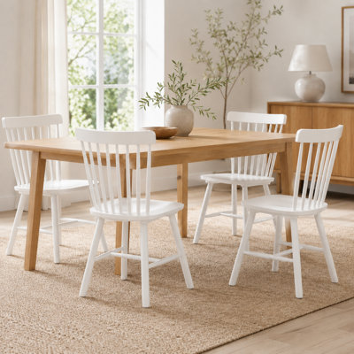 Solid Wood Windsor Dining Chairs