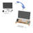 Ryan 7-Compartment Monitor Stand - Eco-Friendly PC Shelf and Laptop Riser for Desk