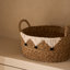 Ensemble de 2 paniers de rangement Seagrass avec 2 franges en macramé