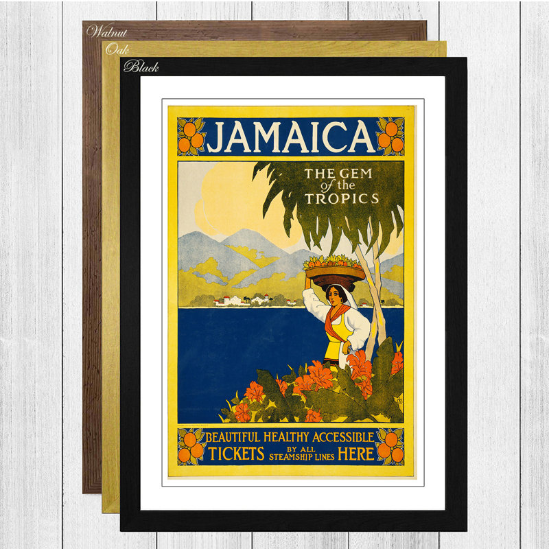 Single Picture Frame Print, Oak