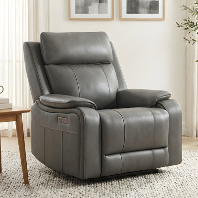 Fauteuil inclinable électrique oscillant Hayes - Gris anthracite