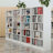 5 Shelf White Wood Bookcase, 60 Inch Tall, Perfect for Organized Storage and Display in Bedrooms-1490033873-1544977907