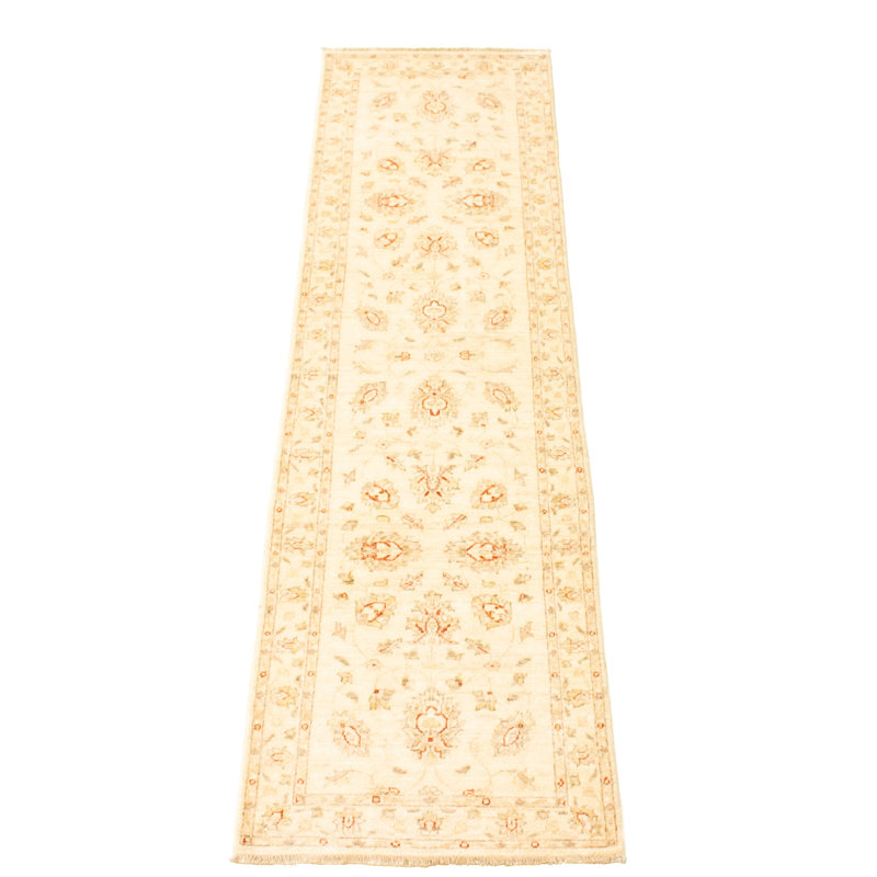Tapis de couloir unique en laine noué à la main de style nouvel âge 2 pi 7 po x 9 pi 5 po Gustaaf