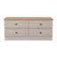 110 cm W Chest of 4 Drawers-474662899