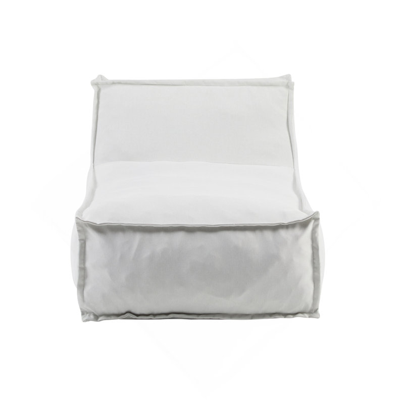 Fauteuil à billes Ramona, gris clair, Tissu gris pâle