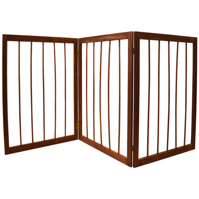 Solid Wood Free Standing Pet Gate