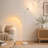 Modern Dual Head Floor Lamp with Ambient Projection Lighting