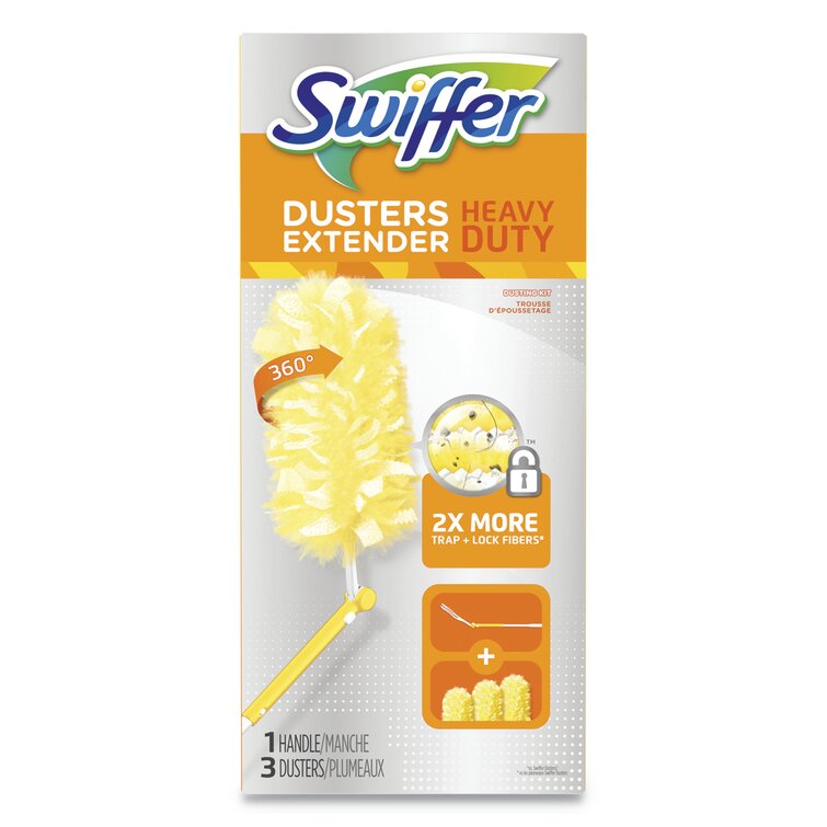 Swiffer® 360° Dusters Extender™ Kit, White - Zerbee