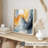 Abstract Waves Modern Unframed Art Print-1818656558
