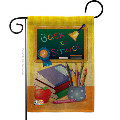 Double Sided 18.5'' H x 13'' W Burlap Garden Flag