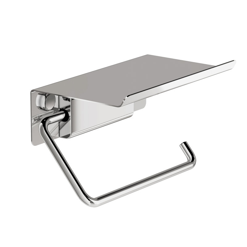 Hanlon Wall Mounted Toilet Paper Holder, Grey