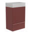 Meuble-lavabo rayé 20 po avec lavabo en céramique-1141226807