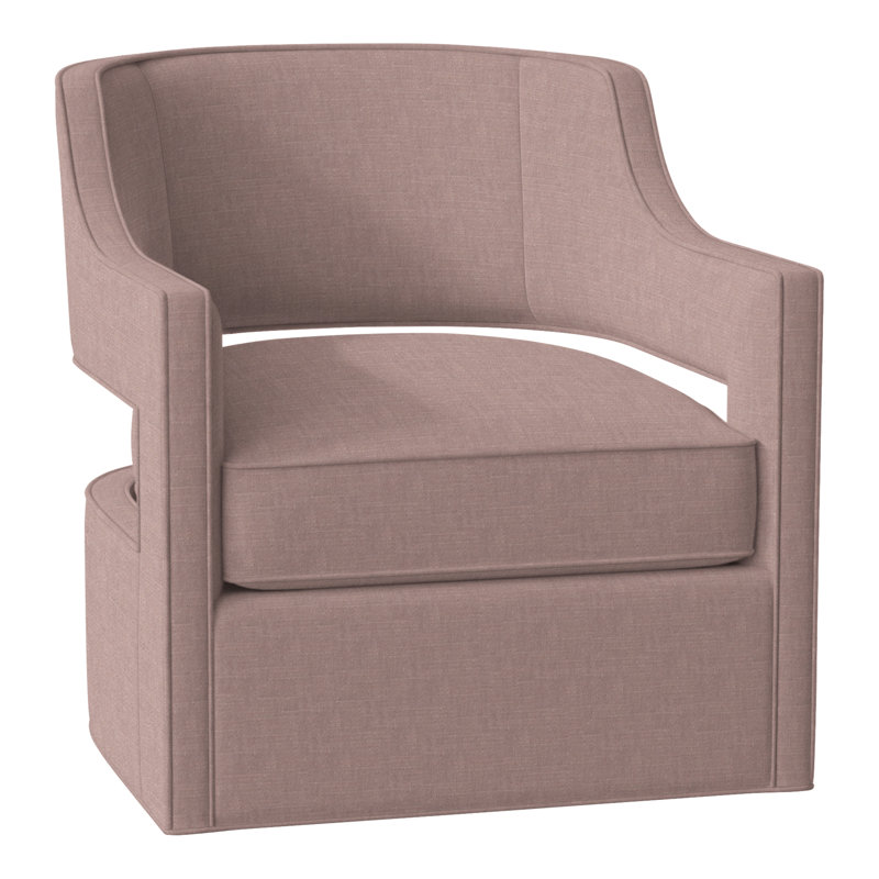 Phoebe 29.5" W Swivel Armchair, Perigold Montage Rouge