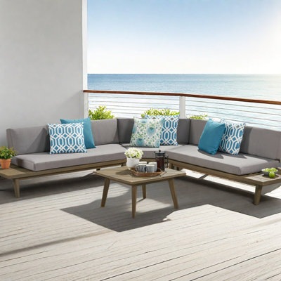 Bynum Symmetrical Modular Sectional with Ottoman by Wrought Studio