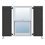 Ensemble de deux panneaux plats Atlantic-36951231-36951235-36951252