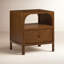 Table de chevet en bois massif Kaela-182546062