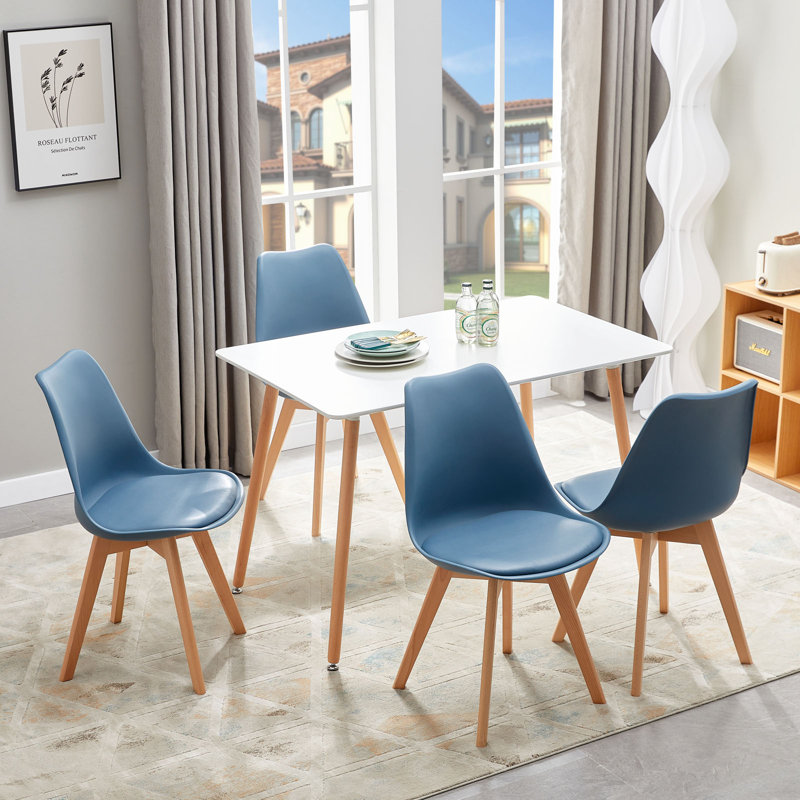 Benno 4 - Person Dining Set, Dark Blue