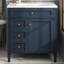 Meuble-lavabo de 30 po avec lavabo en céramique-448380974-448380973