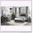 Large Scale Mirror with Glitter Detail – Attaches to Dresser – Sturdy Construction, Sleek Frame