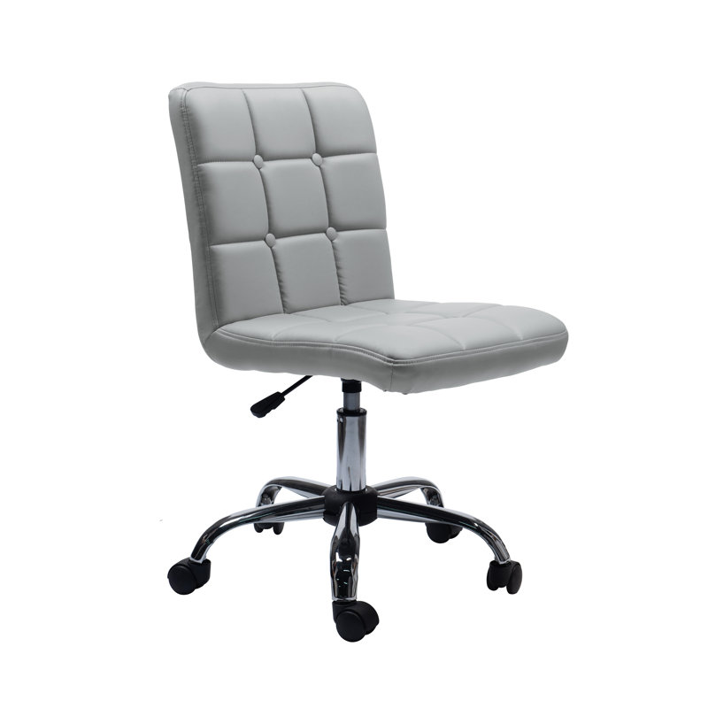Chaise de travail en polyuréthane Adhafera, gris