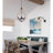 5 - Light Industrial Dimmable Candle Chandelier 