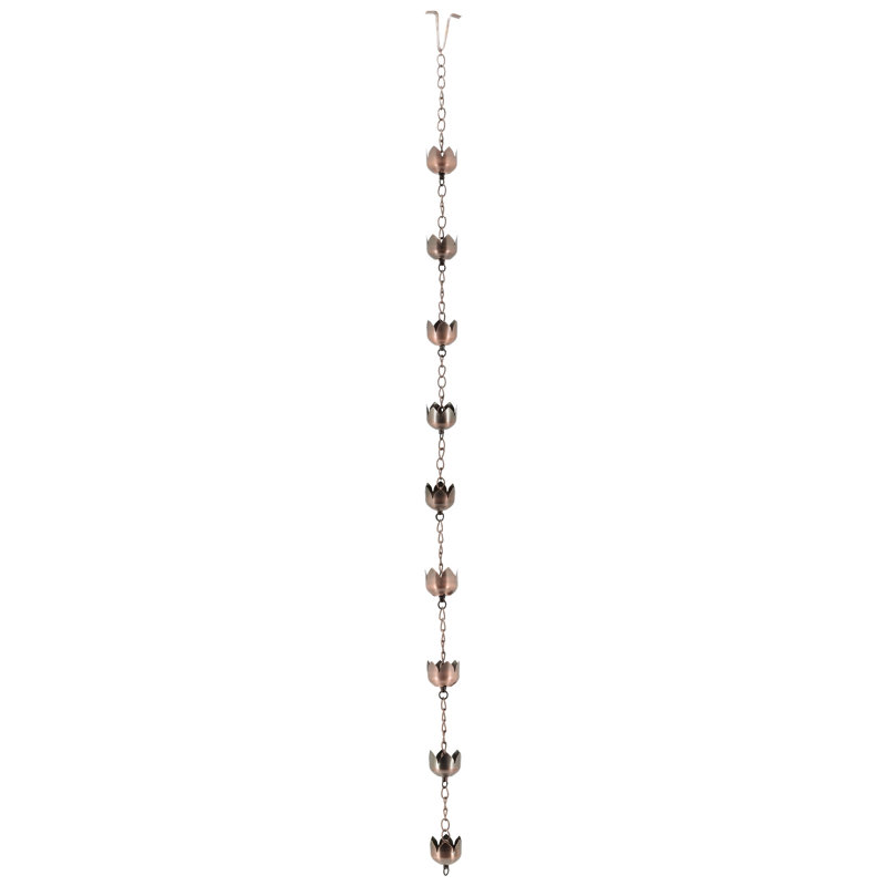 Metal People Rain Chain, Pink