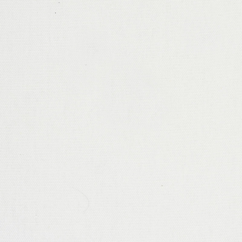 Housse de coussin décoratif contemporaine faite à la main de couleur unie 100% coton, Blanc / Bleu, Polyester