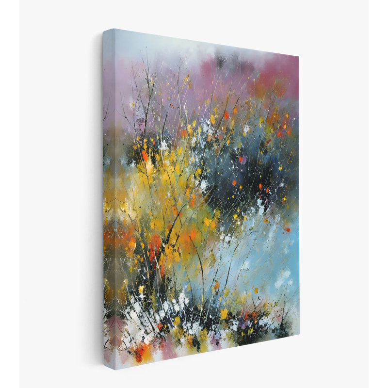 Fleurs sauvages et merveilles, H 32 po x l 24 po