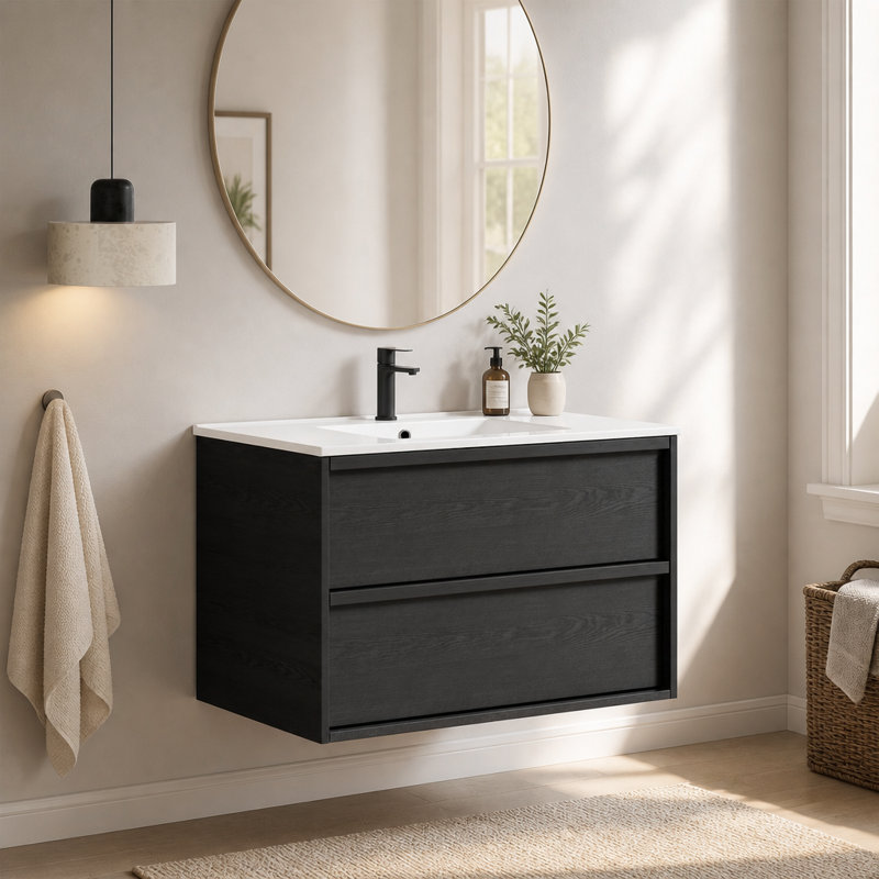 Meuble-lavabo 36 po avec lavabo en céramique