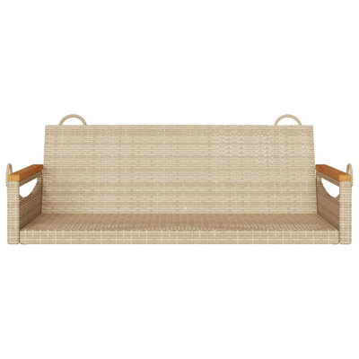 Banc pivotant en polyester 42,9 po x 24,4 po x 15,7 po Ebern Designs