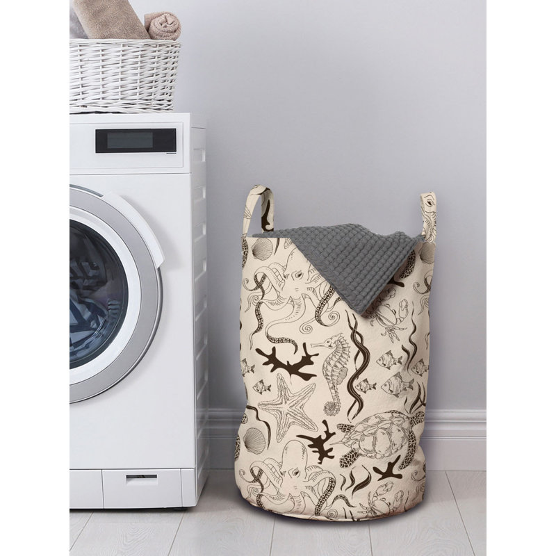 Fabric Laundry Bag with Handles